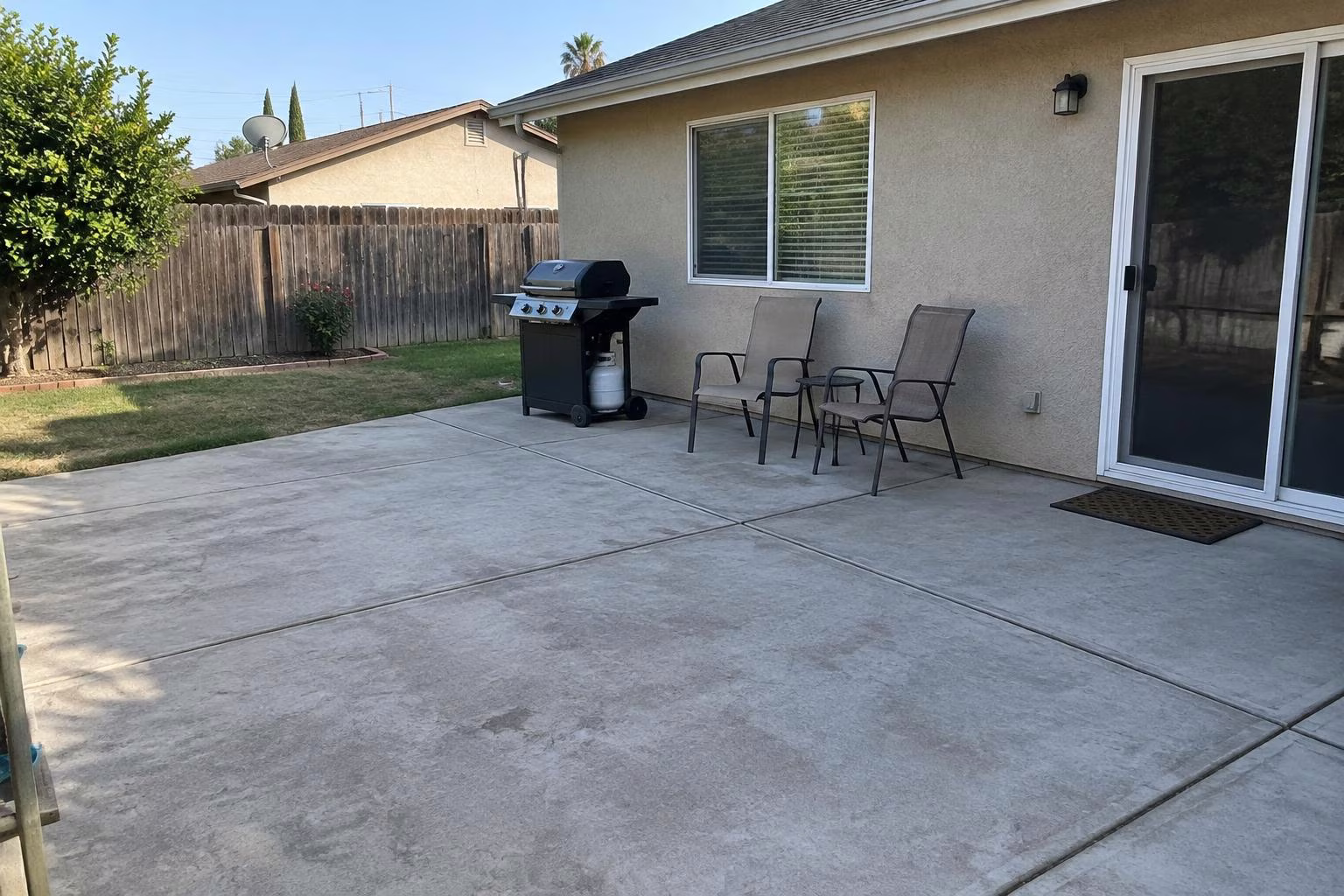 Patios concrete project