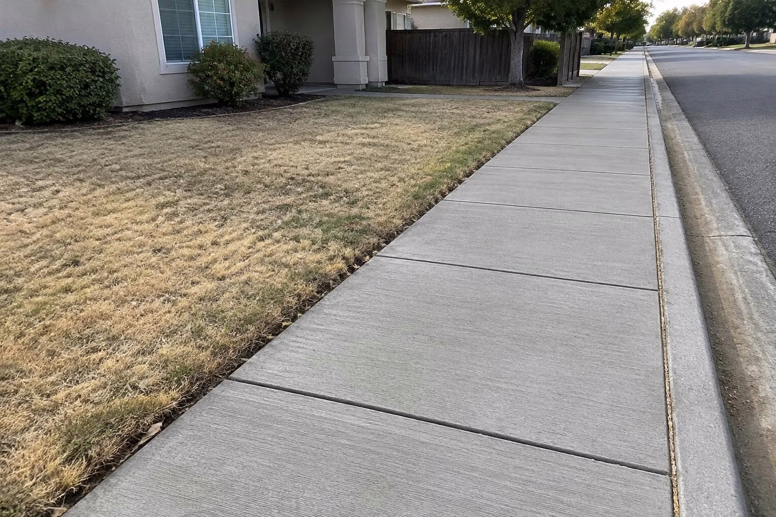 Sidewalks & Walkways concrete project